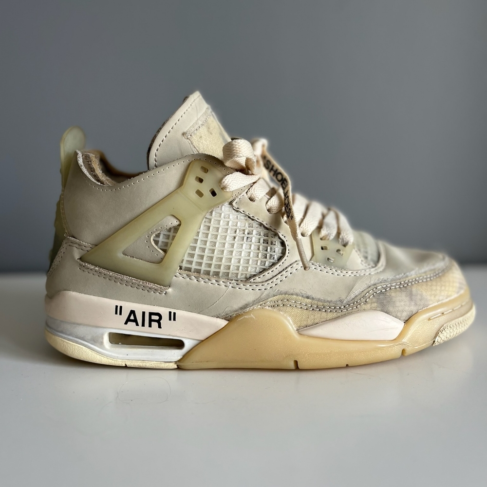 Off-White x Wmns Air Jordan 4 Retro SP 'Sail'